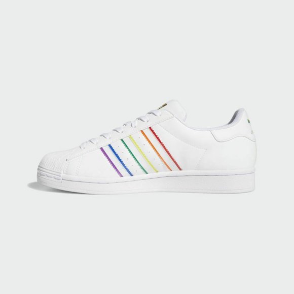 Adidas Originals Men's Superstar Pride Summer Fashion Sneakers Size 11 us FY9022 - Picture 3 of 5